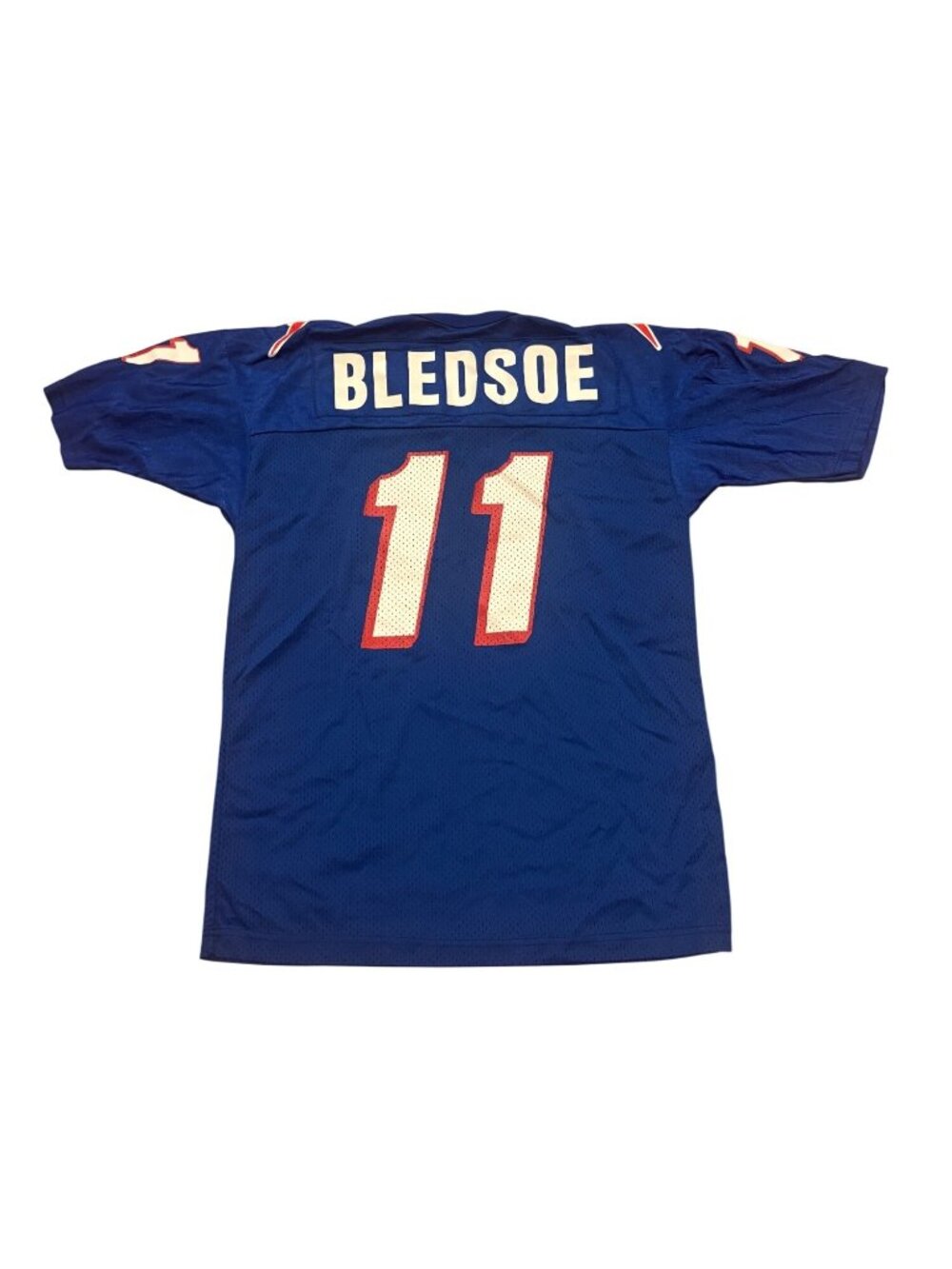 Vintage 90s Champion New England Patriots Drew Bledsoe #11 NFL Jersey Men's 44